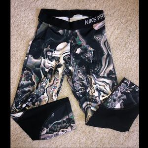 Colorful Nike Dry-Fit Leggings- Small